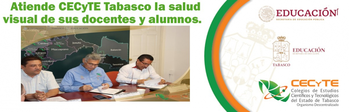 Atiende CECyTE Tabasco la salud visual de sus docentes y alumnos