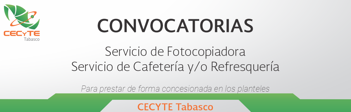 Concesión de servicio de Fotocopiadora y Cafetería