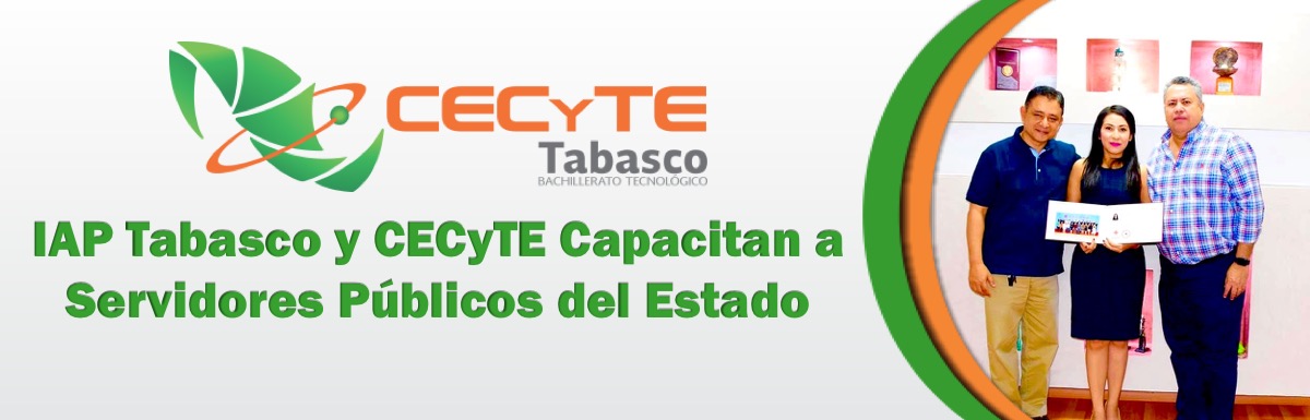 IAP Tabasco y CECyTE Capacitan a Servidores Públicos del Estado