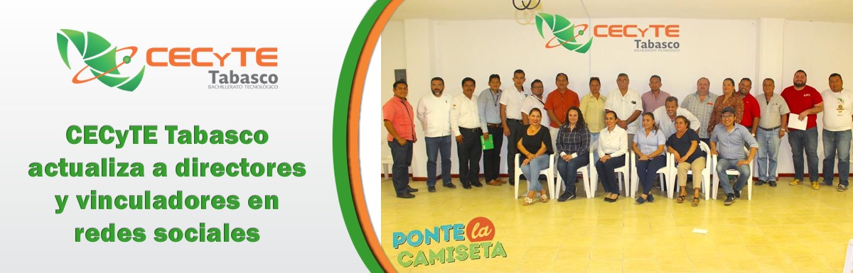 CECyTE Tabasco actualiza a directores y vinculadores en redes sociales