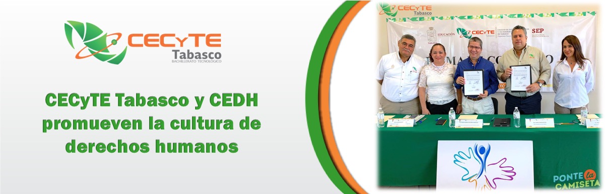 CECyTE Tabasco y CEDH promueven la cultura de derechos humanos