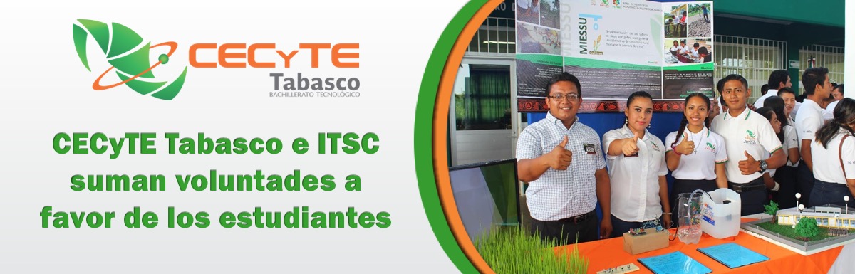 CECyTE Tabasco e ITSC suman voluntades a favor de los estudiantes