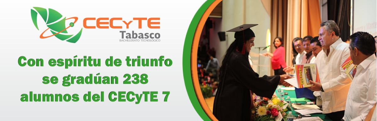 Con espÃritu de triunfo se gradúan 238 alumnos del CECyTE 7